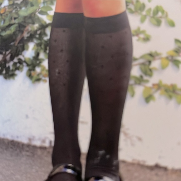 Rejuva sheer dot knee-high compression stockings - Picture 7 of 7